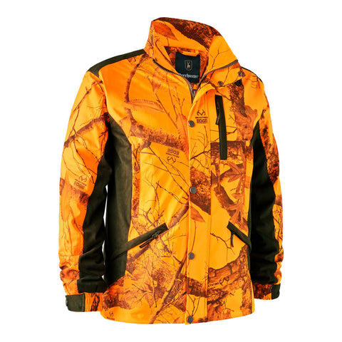Explore jacket - edge orange camouflage